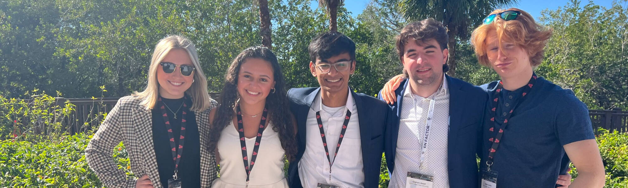 Students at the annual conference